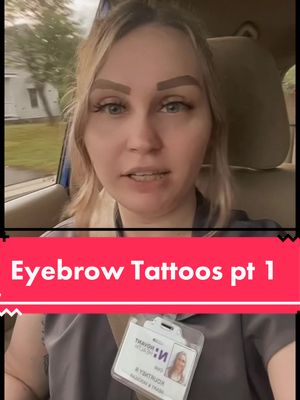 A post by @kourtneyystarr on TikTok caption: Eyebrow tattoos part 1 #eyebrowtattoo #eyebrowtattoos #brow #browtattoo #CheetosReaperReactions #ItsGreatOutdoors #AmazonMusicProudHeroes