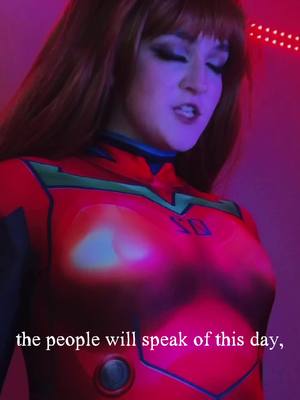 A post by @kazzac0s on TikTok caption: “pathetic.” // #asukacosplay #nge #fyp #shinji #neongenesisevangelion