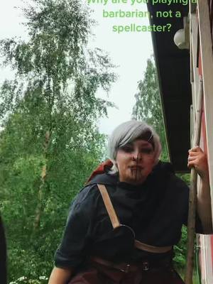 A post by @morphomaagi on TikTok caption: I am a simple man🤚🏼 #dndcosplay#gnomecosplay