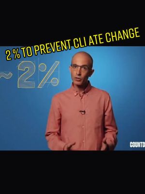 A post by @intelligence01 on TikTok caption: Yuval Noah Harari #climatechange #climateemergency #globalwarmimg #yuvalnoahharari