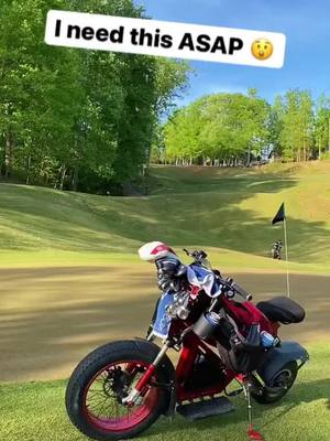 A post by @golferkingdom on TikTok caption: Share with someone who’d love one of these 😃 Via: @Schyler Horne #golf #golftok #golflife #golftips #golfcart #fyp