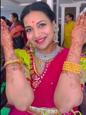 A post by @deepika_hai on TikTok caption: Enjoying Mehandi for hands after so many years 🥰#india #tiktokindia #mehandi #deepika_hai #foryou