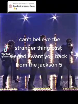 A post by @kingofpop13 on TikTok caption: the best cast>>> || #foryou #kingofpop #applehead #jackson5#iwantyouback#strangerthingscast #mjinnocent #june25th #missu #gonetoosoon