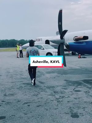 A post by @currently.jp on TikTok caption: Fan-boying some ✈️ in Asheville, NC ⛰😌 #KAVL #crosscountry #timebuilding #pilotsoftiktok #flying #airplane #jets #cirrus #cessna #pilatus