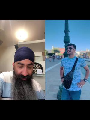 A post by @leedswale on TikTok caption: #duet with @ch.zulqarnain25 #zulqarnainsikandar Kadi Hass Vi leyaa kro #Leedswale #Singh #2Percent