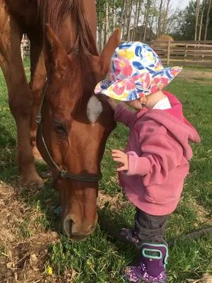 A post by @lismitchl on TikTok caption: First Love 💕 #horsegirl #farmgirl #farmmom #friday