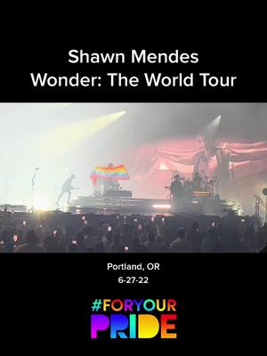 A post by @blueeyedben on TikTok caption: Watch until the end 🏳️‍🌈 #fyp #Pride #shawnmendes #wondertheworldtour