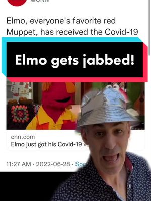 A post by @canada.libre3 on TikTok caption: #greenscreen #sesamestreet #elmo #fauci #bigpharma #cdc #who #depopulate #whitehouse #trudeau #freeland #ppc #maga #tinfoilhat #canadalibre #freedomconvoy2022 #apocalypse #cataclysm #patriotswithoutborders