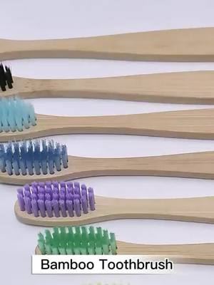 A post by @lulatoothbrush09 on TikTok caption: Eco Friendly Toothbrush Bamboo