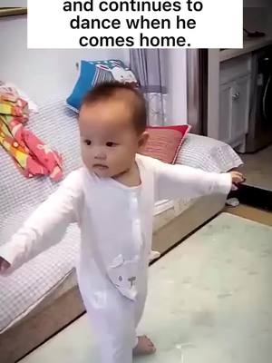 A post by @norahbaby_us on TikTok caption: 广场舞的精髓拿捏住了😂😂😂#baby #funny #cutebaby #funnybaby