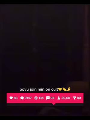 A post by @minioncultleader11 on TikTok caption: join minioon cult king boooooob#fyp #viral #minions #cult #join #support #edit