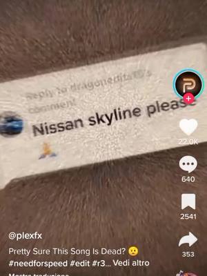 A post by @gigabyteaorus on TikTok caption: letteralmente perfetto #pcgaming #skyline #8ore #dopo #perfezione #nissan