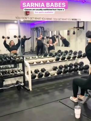 A post by @thedonuttrainer on TikTok caption: #girlsgym #sarnia #sarniaontario