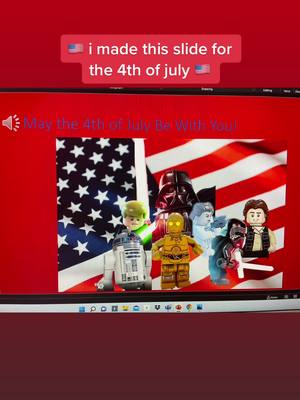 A post by @lordllama11 on TikTok caption: #4thofjuly #starwars #maythe4thofjulybewithyou #llamapink11iscool #lordllama11