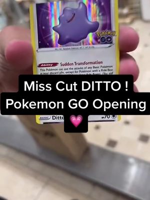 A post by @teamblastoise on TikTok caption: Ditto miss Cut! #pokemon #fyp #misscut #pokemontcg #ditto #pokemongo #vjp #pokemonnederland #pokemoncommunity #foryou #pokemoncards