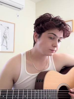 A post by @boychikpea on TikTok caption: just two chords #songwriter #queer