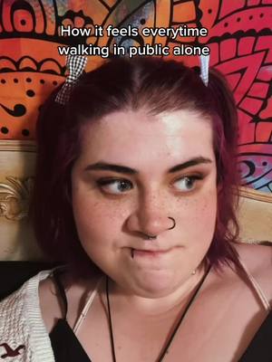 A post by @bpdmess on TikTok caption: Fr unless im with someone that shits the WORST  #anxiety #foryoupage #foryou #MentalHealth #anxious #alleyesonme #walking #public #walkinginpublic