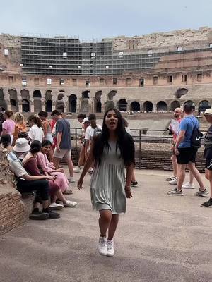 A post by @xio_mala on TikTok caption: When in Rome…#italy #rome #lizziemcguire #Summer