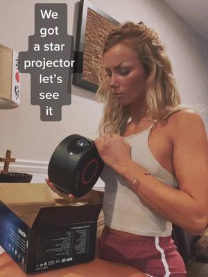 A post by @shayybreannn on TikTok caption: love it ❤️ #stargazing #projector