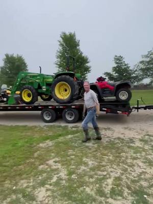 A post by @hooked8tcatchin on TikTok caption: Headed about 8 hours away to enjoy some time in Wisconsin #amputee #farmlife#wisconsin #dodge #challenge