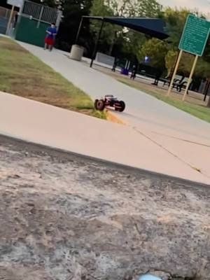 A post by @tx_steelo_rc on TikTok caption: #Traxxas #Maxx took a hard hit today! #Wreck #RcCars #Fyp #ParaTi #PrimeDayDreamDeals #ForTheBoys