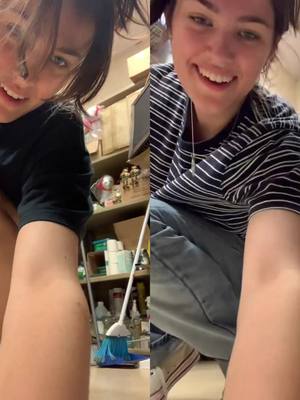 A post by @bridgetisbonkers on TikTok caption: #duet with @bridgetisbonkers bored at work pt. 2