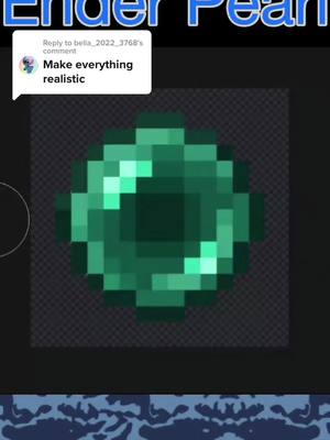 A post by @fazestyl on TikTok caption: Reply to @bella_2022_3768 #enderpearl #pearl #realistic #Minecraft #mc #fyp #foryou #foryoupage #fazestyl #fazestyle #viral #share