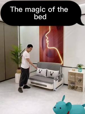 A post by @magicfurniture on TikTok caption: Magic of the bed!#easytouse #homefurnishing #bed #sofa