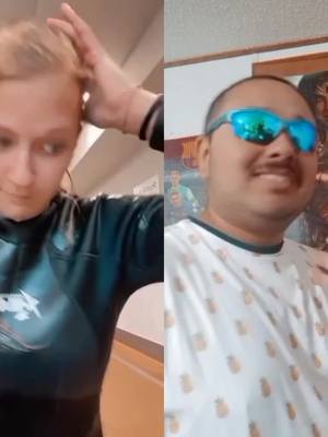 A post by @djbrown1234 on TikTok caption: #duet with @savannag1 #djbrown1234 #funnyaudio #yessir #hello #sunglasess #greattiktoker #funnytiktoker