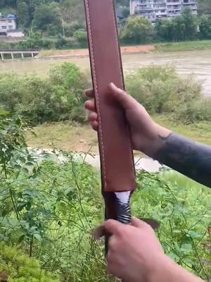 A post by @anime_swords_ on TikTok caption: Please comment if you want it #handmade #sword #blade #handcrafted #fyp