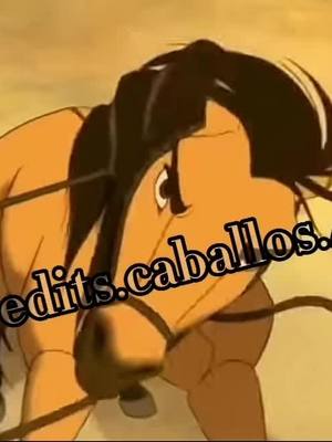 A post by @edits.caballos.42 on TikTok caption: #amo🐴 #spirit🐴💛#caballostiktok #foryoupagge #paratiktokviral ⚠️FAKE GUN⚠️