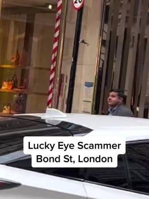 A post by @averyrwalsh on TikTok caption: Lucky Eye had a friend as a look out 😂 #scammergetscammed #scam #scammer #london