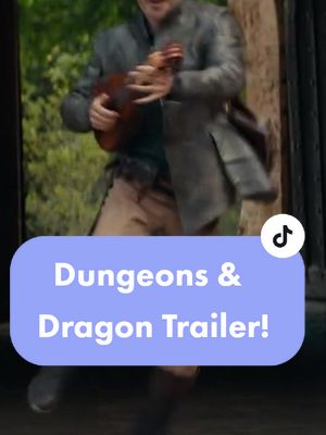 A post by @tommyattiktok on TikTok caption: The new Dungeons & Dragons: Honor Among Thieves Trailer is here!! 🥰 #dungeonsanddragons #dungeonsanddragonsmovie #honoramongthieves #dndmovie #chrispine