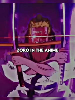 A post by @zorocentral on TikTok caption: Zoro 🐐 | #fyp #onepiece #anime #zoro #animetiktok #weeb #viral #otaku #manga