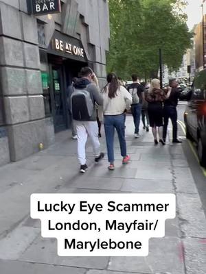 A post by @averyrwalsh on TikTok caption: so from a few of my other videos about these scammers- they seem to pass uou saying you have a luck face to engage conversation. they say they are fortune tellers. and play a game writing down some things to kind of hypothesis/ put you in a trance.  They will then ask for money. some people they have taken them to the cash point and taken as much has they can. then a little later people come round, and realise its a scam. #scammergetscammed #scam #scammer #london #marylebone