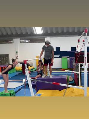 A post by @esme.gymnastics0 on TikTok caption: Summer upgrades !! 🍉☀️ #esmegymnastics0 #fyp #tiktok #foryoupage #newskill #bars #gymnastics #Summer