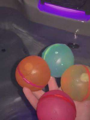 A post by @share_b15 on TikTok caption: Magnetic water ball, the silicone material can be used multiple times, the material is safe, call your friends to fight the water fight together#waterball