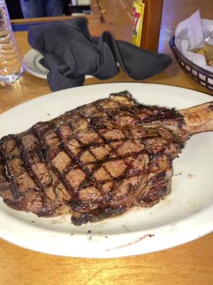 A post by @scoop2lit on TikTok caption: T-Bone ribeye medium well ☺️ Same steak different look 😋