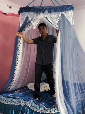 A post by @hochsdilysxg19 on TikTok caption: Mosquito-proof nets that can be used all seasons are very useful.#fyp #foryou #hometextile