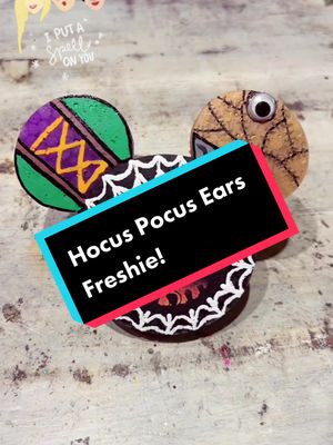 A post by @freshiesbyturtle on TikTok caption: Hocus pocus ears freshie! #hocuspocus #carfreshies #freshiesinthemaking #freshies #halloween #fypシ #iputaspellonyou