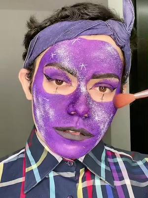 A post by @soyhernancaro on TikTok caption: PURPLE 💜 IG: soyhernancaro #fyp #foryou  #makeup #makeupartist #mua #colors #Pride 