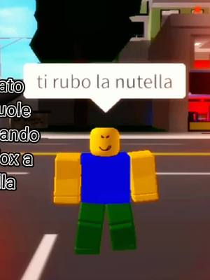 A post by @roblox_brawlgameplay on TikTok caption: TI RUBO LA NUTELLA😜