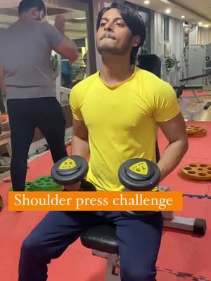 A post by @saagar_goswaami on TikTok caption: join my challenge 😅 hahaha #viral #gym #trending #pose #infinity