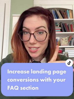 A post by @elizacaws on TikTok caption: One simple tip to increase your landing page conversions! #kajabihero #kajabitips #landingpagetips #salespagetips #landingpageoptimization