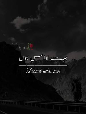 A post by @imran_khaskheli118 on TikTok caption: بہت اداس ہوں😔🥀#foryou #foryoupage #ia118 #imranwrites #tiktoklover #sadlines #fypシ゚viral #trending_1