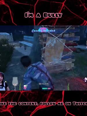 A post by @xoflameheart on TikTok caption: Why do I always do this?? Lol 🥵🤣 #huntress #huntressdbd #dbd #dead #fyp #trending #foryou #twitch #gamer #GamerGirl