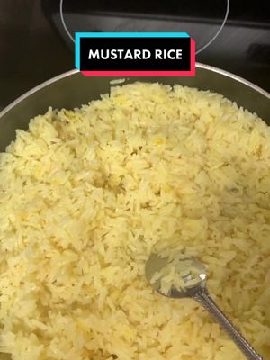 A post by @pasatiempoconali on TikTok caption: #mustardrice#rice #mustard #sharethevideo#texas#mexican#foryourpage #fyp