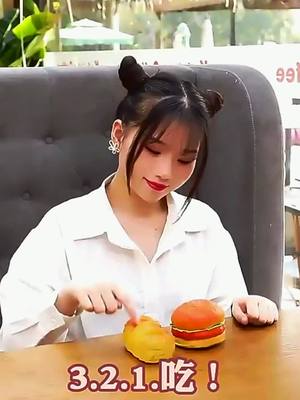 A post by @lovepet_t on TikTok caption: Funny hamburger pillow bread pillow cushion sofa cushion folding openable doll birthday gift girl #fyp #foryou