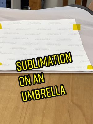 A post by @vinylcreations on TikTok caption: Sublimation experiment! #sublimationtutorials #umbrella #sublimationtips #sublimationhacks #95vinyl #sublimationtest