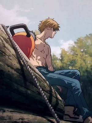 A post by @crystai.mee on TikTok caption: Denji en el nuevo traileeer ⚠️ #chainsawman #denji #pochita #csm #anime #trailer #fyp